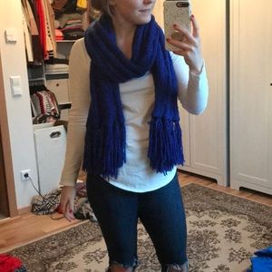 Royal Blue Winter Scarf